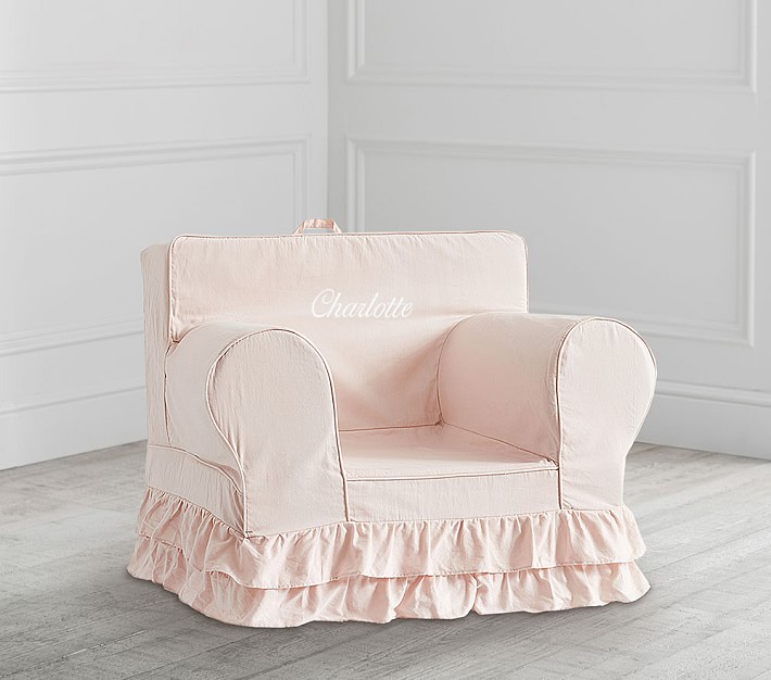 Dusty Blush Ruffle Anywhere Chair®