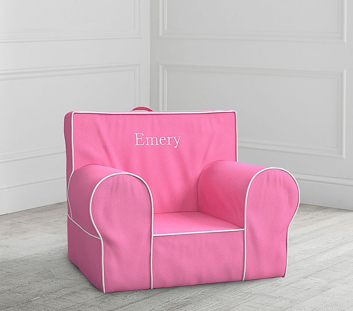 Bright Pink With White Piping Anywhere Chair®
