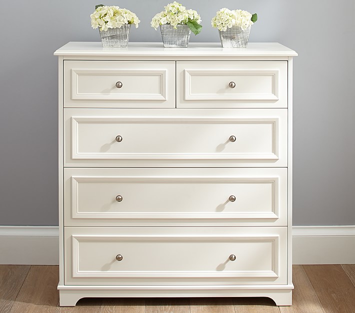 girls white dresser