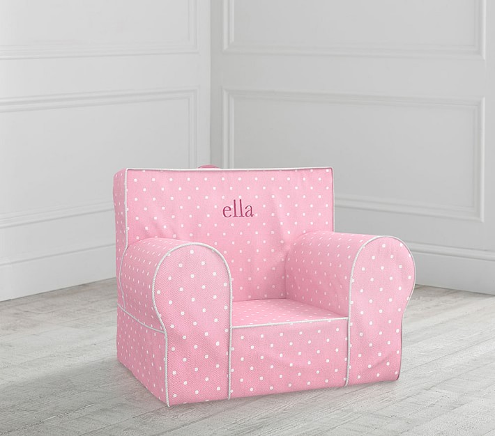 My First Light Pink Pin Dot Anywhere Chair®