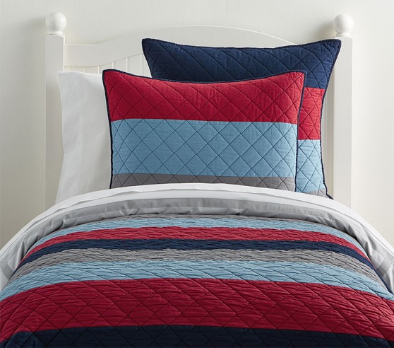 kids striped bedding