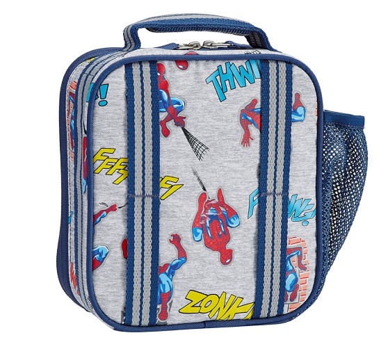 spiderman backpack with lunch box