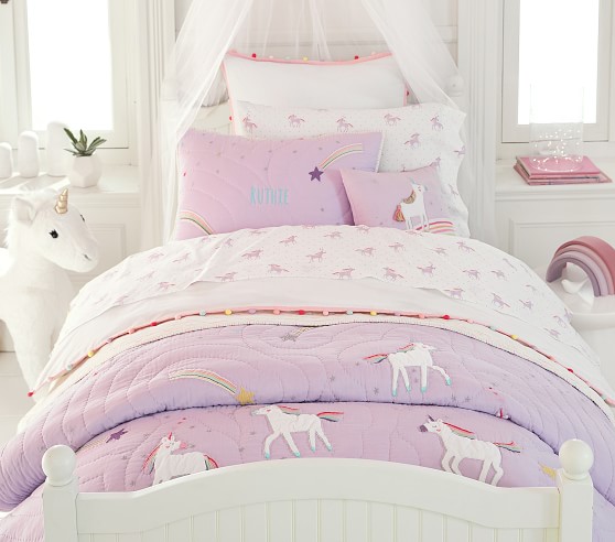 unicorn bed pillow