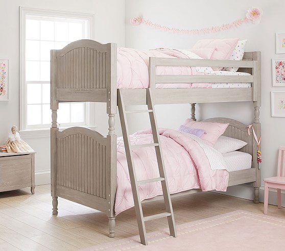 Catalina Twin Over Kids Bunk Bed, Double Crib Bunk Bed