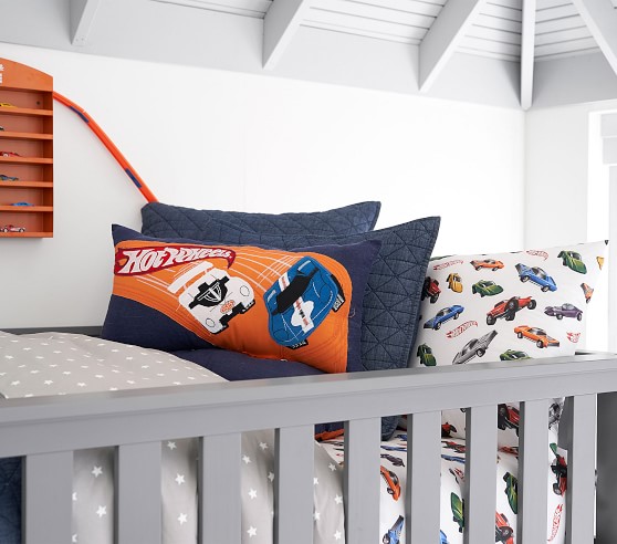 hot wheels crib bedding