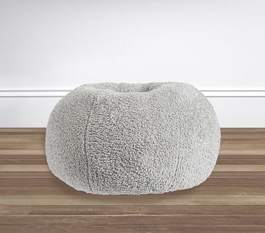 Grey Sherpa Anywhere Beanbag™ Slipcover only