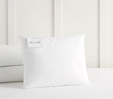 Decorative Pillow Insert, 16x20in, White