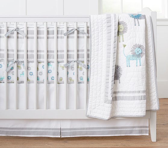 lion crib bedding set