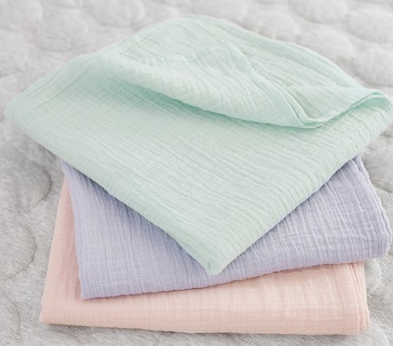 solid muslin swaddle