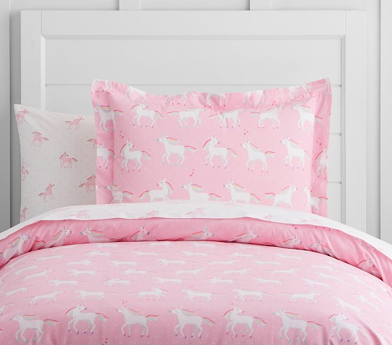 pottery barn kids unicorn bedding