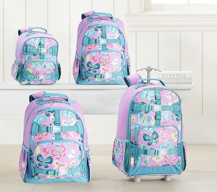 purple butterfly backpack