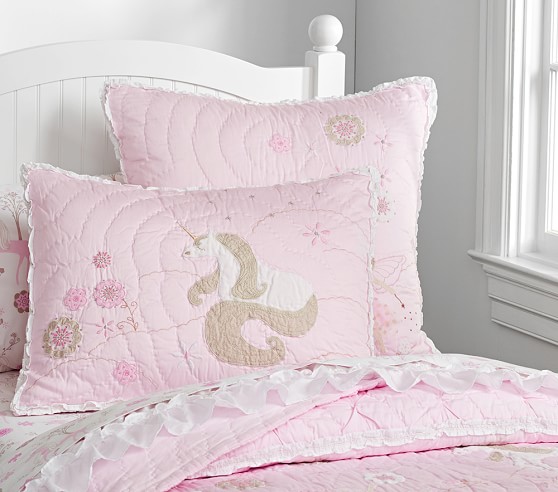 pottery barn kids unicorn bedding