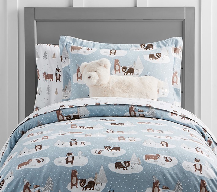 kids flannel bedding