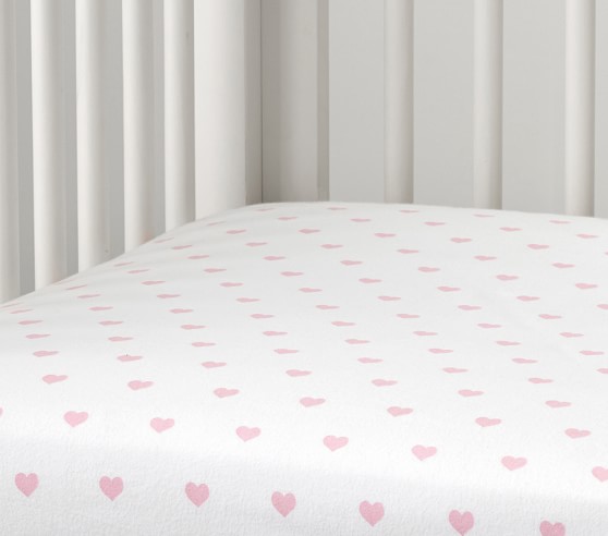 flannel crib fitted sheet