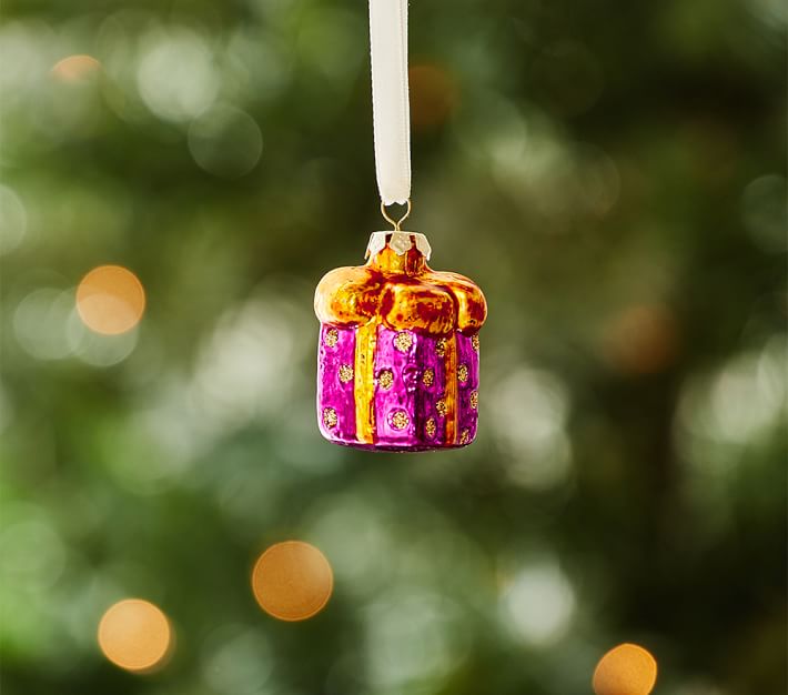 Mercury Glass Christmas Ornament Gift Set Pottery Barn Kids