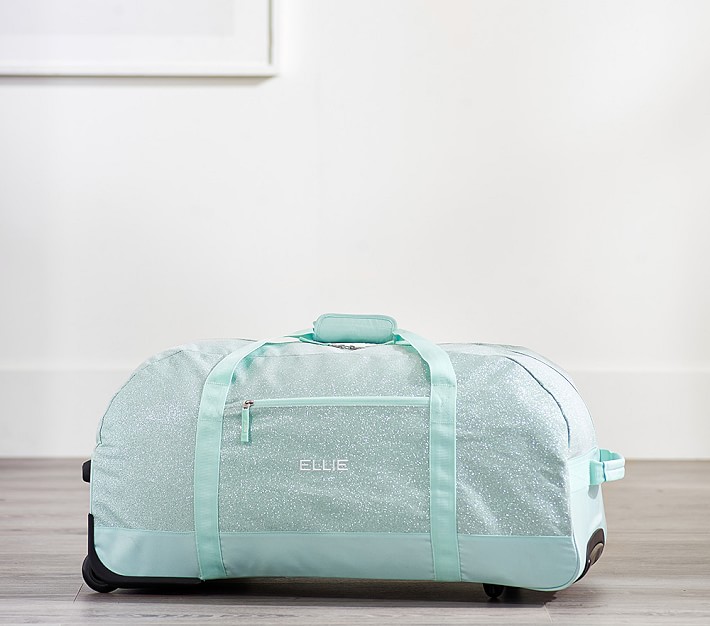 pottery barn rolling duffle bag