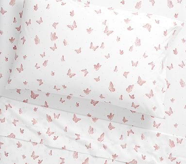 pottery barn butterfly sheets
