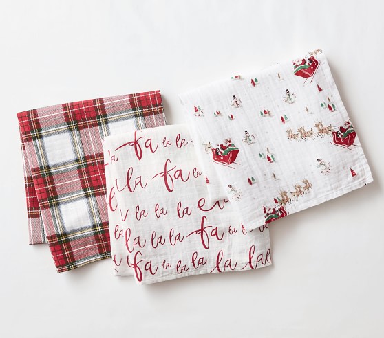christmas swaddle set