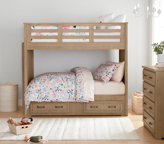 Belden Twin Over Kids Bunk Bed, Wayfair White Twin Bunk Bedside