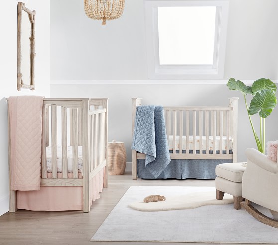 linen crib bedding