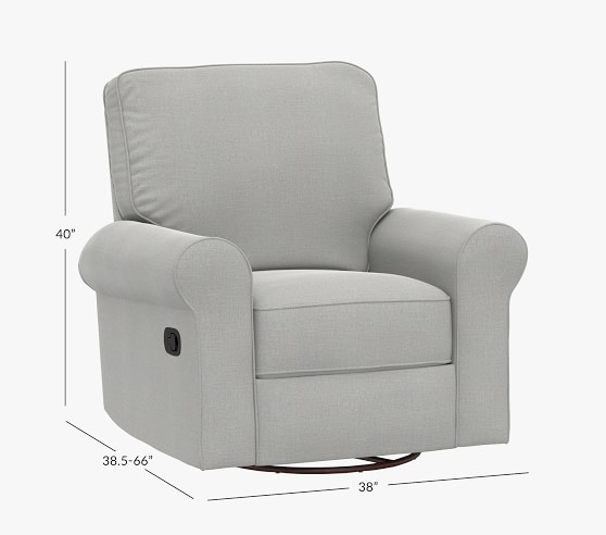 gray swivel rocker