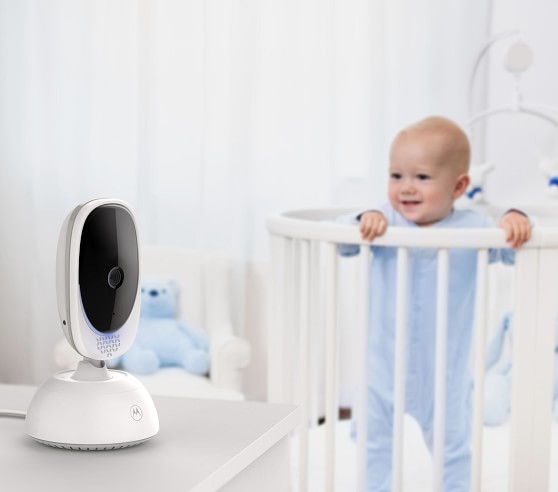 Motorola Vm75 5 Video Baby Monitor With Motorized Pan Dual Cameras Pottery Barn Kids