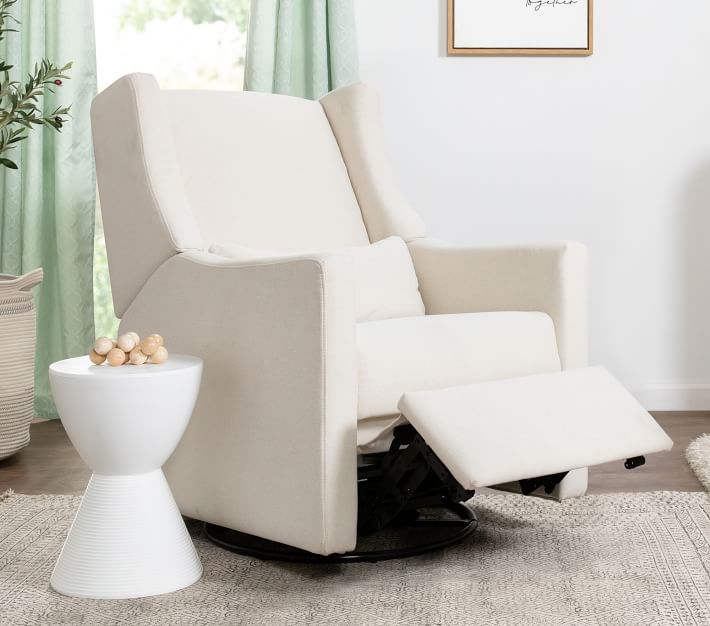 Babyletto Kiwi Swivel Glider Recliner & Ottoman Pottery Barn Kids