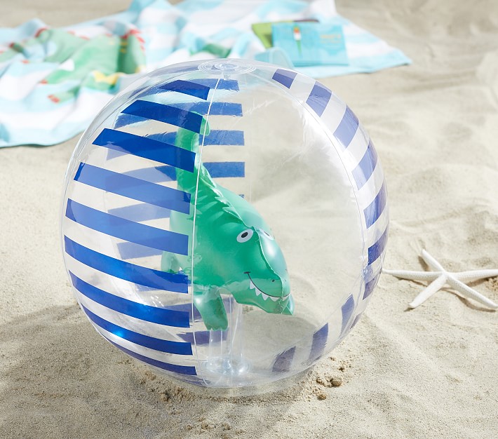 NEW 20” Set/2 Summer Fun Pool Beach Balls Wide Mouth Shark And Lion Beach
