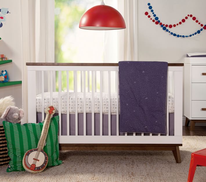 Babyletto Scoot 3 in 1 Convertible Crib & Conversion Kit Set Pottery