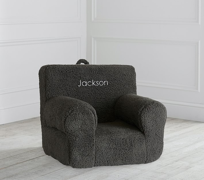 Charcoal Cozy Sherpa Anywhere Chair®