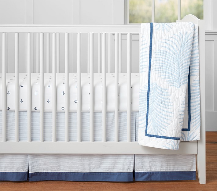 palm tree crib bedding
