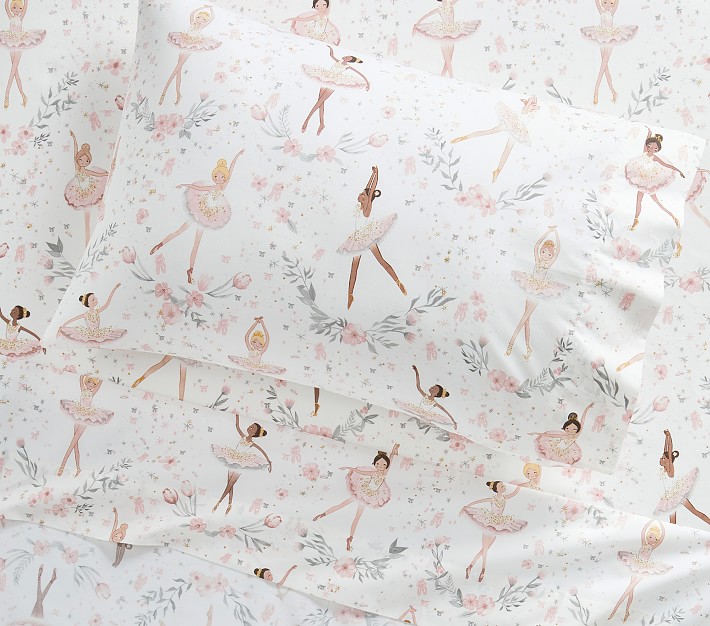 Ballerina Organic Toddler Sheet Set & Pillowcase
