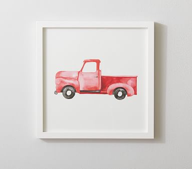 Pick Up Truck Framed Art