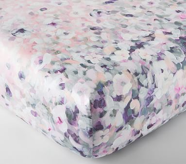 Monique Lhuillier Cherry Blossom Organic Crib Fitted Sheet
