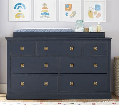 navy dresser nursery