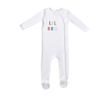 Lil Bro Organic Nursery Pajama, Newborn, Multi