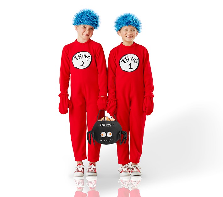 Dr Seuss Thing 1 And Thing 2 Kids Costume Size 4-6 