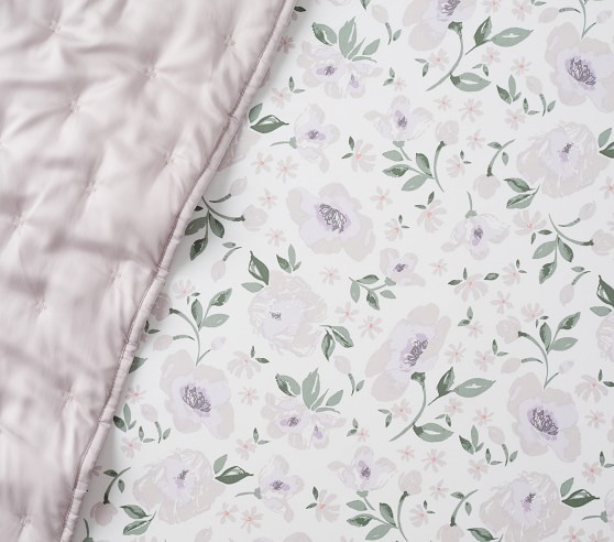 floral cot bed sheet