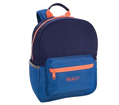Blue/Navy/Orange, Astor Mini Backpack