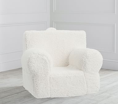 Cream Sherpa Anywhere Chair® Slipcover Only