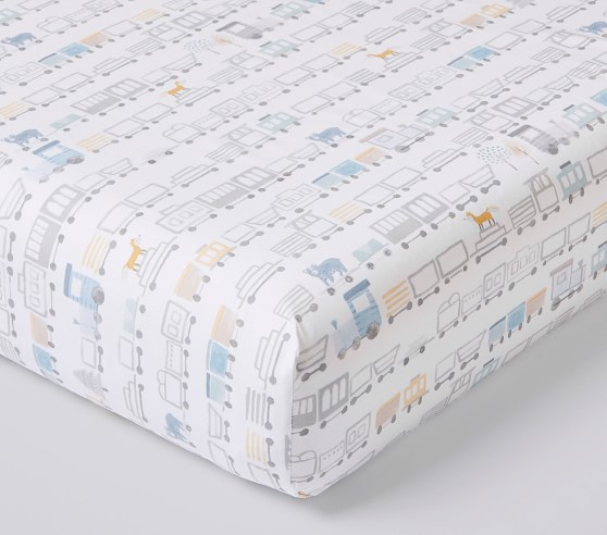 train crib sheets