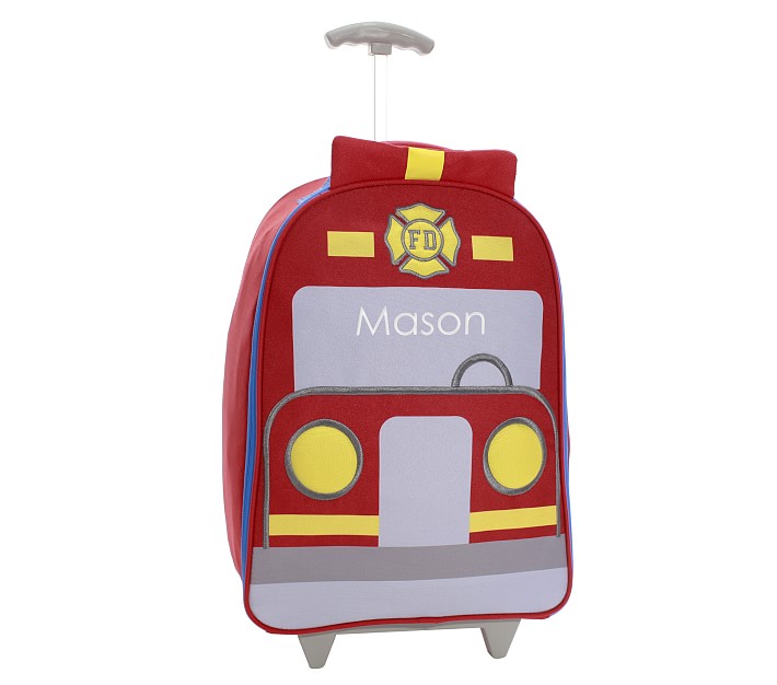 Little Critter Recycled Firetruck Luggage