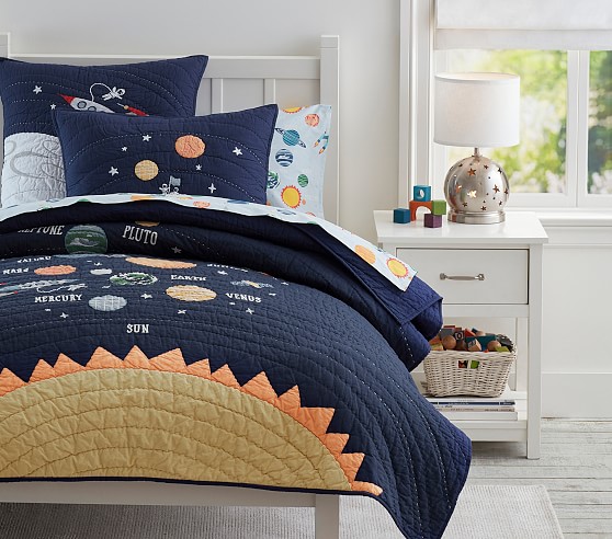 pottery barn boys sheets