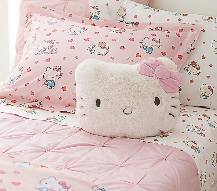 Hello Kitty® Shaped Pillow | Pottery Barn Kids