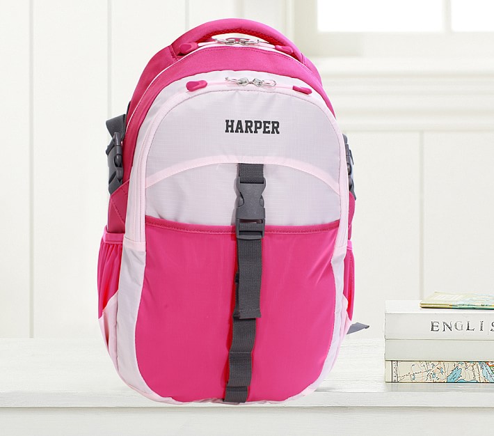 Jayden Recycled Pink/Grey/Black Backpack