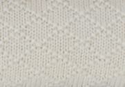 Effe Bebe Cable Knit Sherpa Baby Blanket – 30x40 Inches, Navy Stripe Cotton Blend, Soft & Cozy