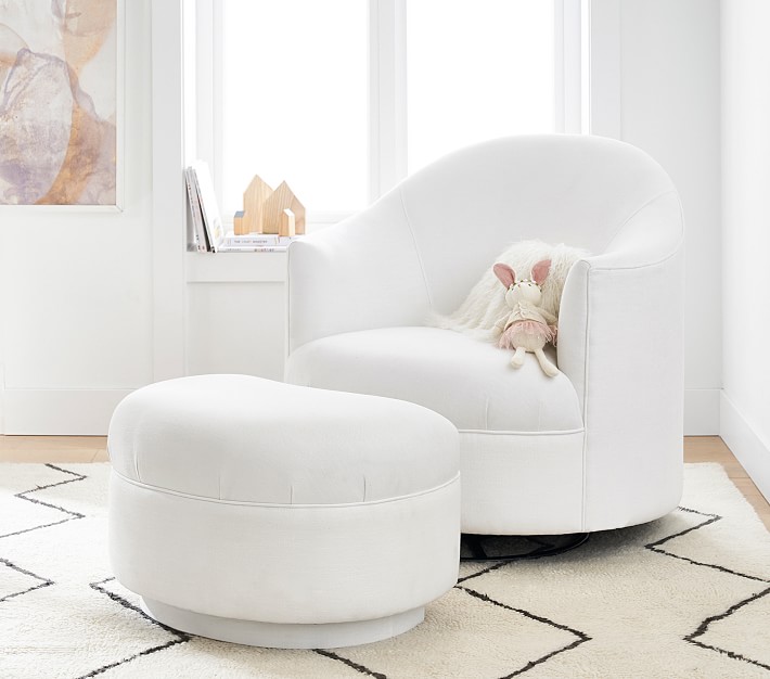 oversized glider with ottoman