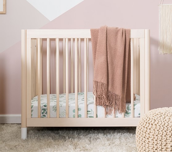 pottery barn mini crib