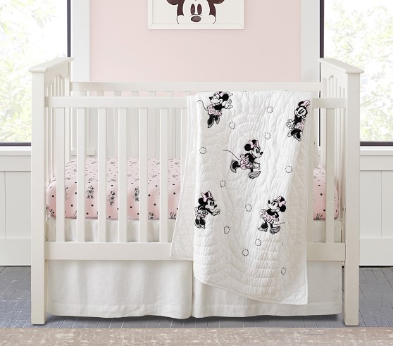 minnie crib bedding set