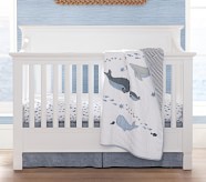 whale nursery bedding